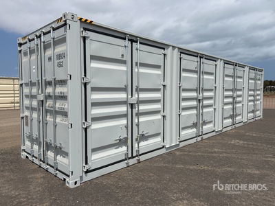 2025 40 ft High Cube Multi-Door Storage Container (Unused)