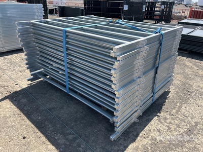 Quantity of (27) BYT 2.1 m x 1.8 m Galvanized Livestock Panel (Unused)