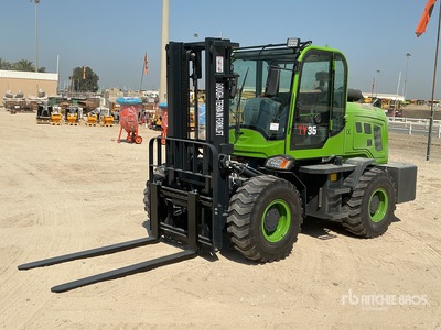 TANGYU TY3500 3.5 ton 4x4 Rough Terrain Forklift (Unused)