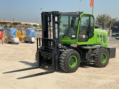 TANGYU TY3500 3.5 ton 4x4 Rough Terrain Forklift (Unused)