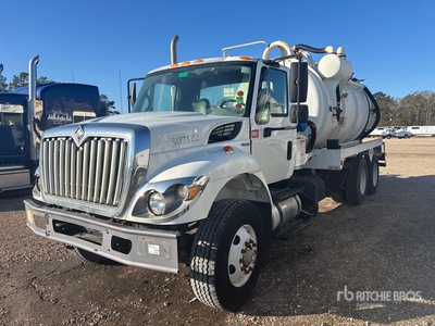 2007 Presvac Systems on 2008 International 7400 6x4 Vacuum Excavator Truck (Inoperable)