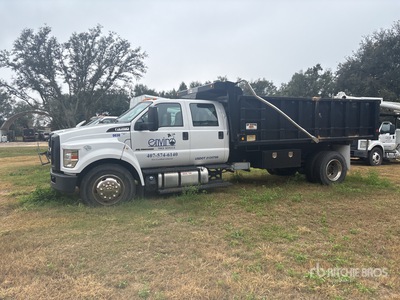 2016 Ford F-750 4x2 Crew Cab S/A-kiepwagen