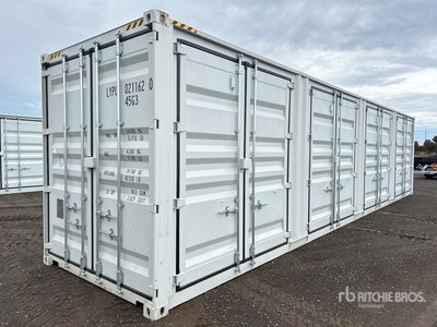 2025 40 ft High Cube Multi-Door Storage Container (Unused)