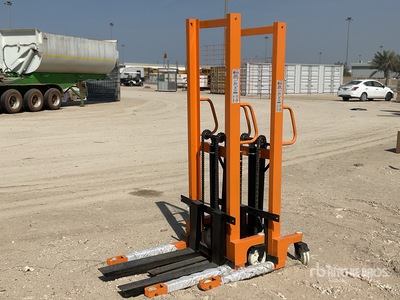 Quantity of (2) 1-ton Manual Reach Stacker (Unused)