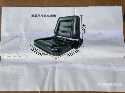Quantity of (4) Forklift Seats Divers (Unused)