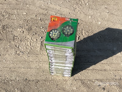 Quantity of (10) LED Motorcycle/ Accessories Work Lights (Unused)