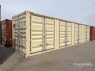 2025 40 ft High Cube Multi-Door Storage Container