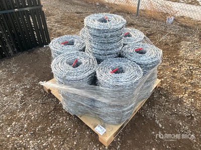 Quantity of (15) 2026 BYT BW04 Roles of Barbed Wire (Unused)