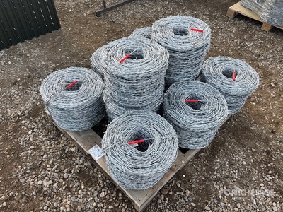 Quantity of (10) 2026 BYT BW04 Roles of Barbed Wire (Unused)
