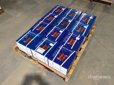 Quantity of (12) 2026 BYT ABTJK20 20T Air/Hydraulic Bottle Jack (Unused)