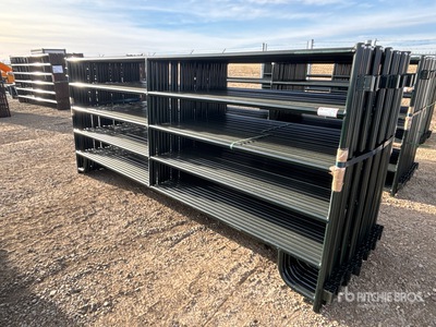 Quantity of (24) 2025 BYT HDALYPNL12 12 ft Alley Livestock Panel (Unused)