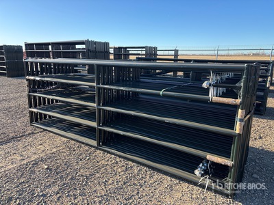 Quantity of (24) 2026 BYT RG12 12 ft x 4 ft Steel Ranch Livestock Gate (Unused)