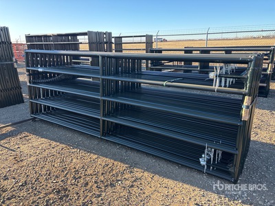 Quantity of (24) 2026 BYT RG12 12 ft x 4 ft Steel Ranch Livestock Gate (Unused)
