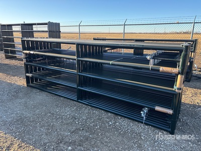 Quantity of (16) 2026 BYT MRG120 12 ft x 4 ft Steel Magnum Ranch Livestock Gate (Unused)