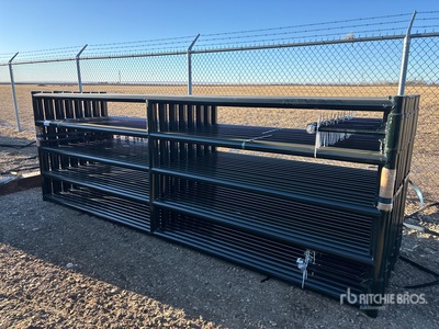 Quantity of (16) 2026 BYT MRG120 12 ft x 4 ft Steel Magnum Ranch Livestock Gate (Unused)