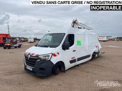 2020 Versalift ETL32-125 10 m on Renault Master 4x2 Camion Nacelle شاحنة دلو (Inoperable)