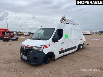 2020 Versalift ETL32-125 10 m on Renault Master 4x2 Camion Nacelle Bucket Truck (Inoperable)