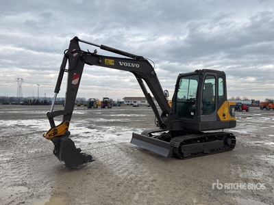 2020 Volvo EC55D Mini pelle hydraulique