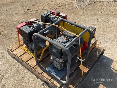 Quantity of (4) Atlas Copco & Robin Concrete Vibrator