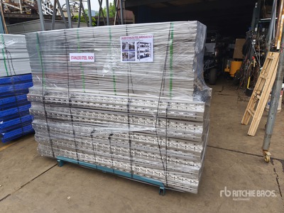 Quantity of (5) 2025 Lote de Estantes de Acero Inoxidable para Almacen (Sin Usar) / Stainless Steel Warehouse Pallet Racking (Unused)