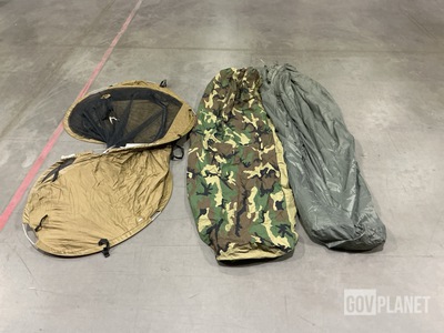 (13) Sleeping Bags, (23) Bivy Covers & Assorted Items