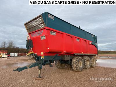 2022 Hardy AM24 Tri/A Remorque Agricole Przyczepa do zboża