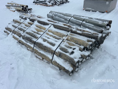 Quantity of 4 in x 10 ft Concrete Pump Pipes