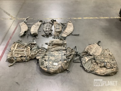 (211) Molded Waist Belts & (78) Large Field Rucksacks