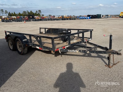 2018 Superior 12 ft T/A Utility Trailer