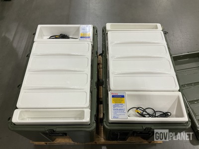 (2) AcuTemp HMC-MIL-1 Mobile Blood Storage & Cooling Refrigerators
