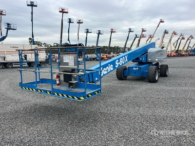2012 Genie S-80X 4WD Diesel Telescopic Boom Lift