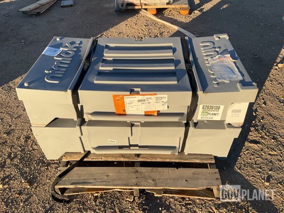 (2) Nimlok Storage Bins