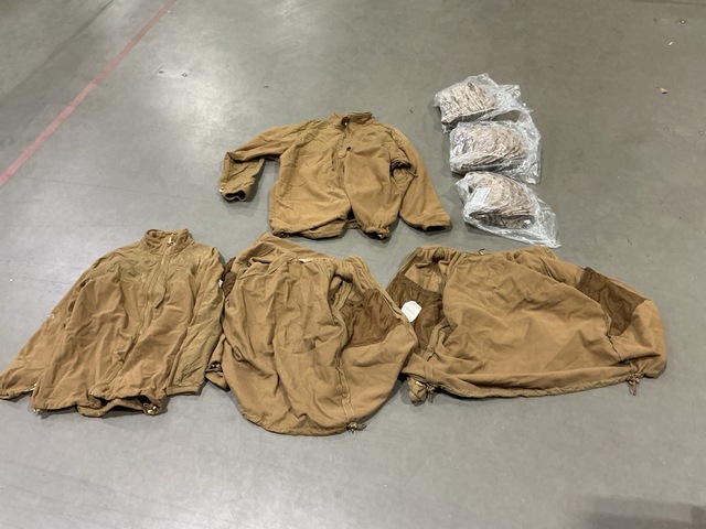 (722) Service Caps, (1) Working Parka Liner & Assorted Items