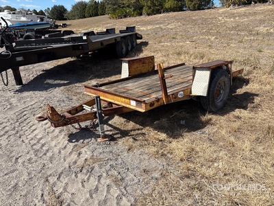 2001 Homemade 10 ft S/A Equipment Trailer