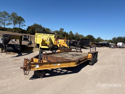 1998 Behl 16 ft T/A Remolque Portamaquinaria