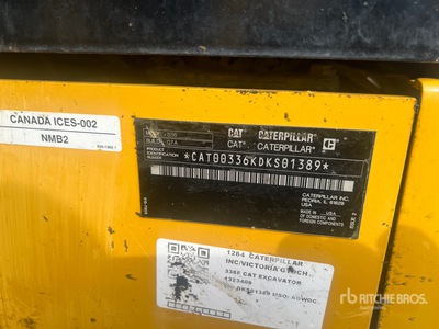 2019 Cat 336 Tracked Excavator