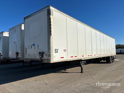 2018 Wabash 53 ft x 102 in T/A Van Trailer