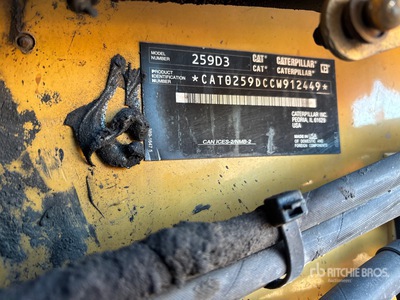 2021 Cat 259D3 を見 Compact Track Loader