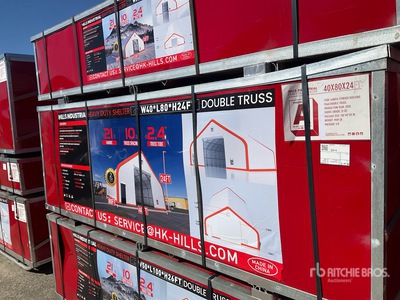 2026 HIlls Industrial 805026 40 ft x 80 ft x 24 ft Edificio de almacenaje (Unused)