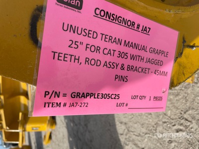 Teran GRAPPLE305C25 エクスカベーター用グラップル (Unused)