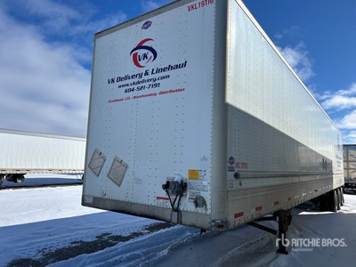 2020 Utility 4000D-X 53 ft x 102 in Tri/A Van Trailer