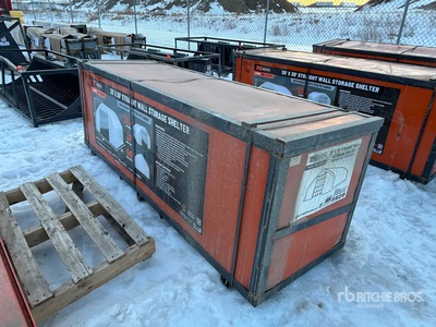 TMG ST2031E 20 ft x 30 ft Arch Wall Peak Ceiling 貯蔵庫 (Unused)