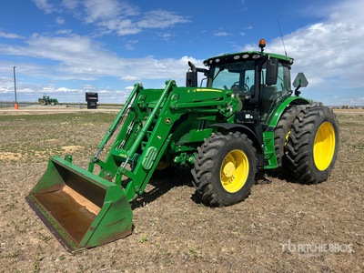 2018 John Deere 6155R 4WD Tractor