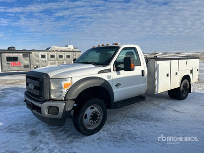 2012 Ford F-550 4x2 Flatbed Truck