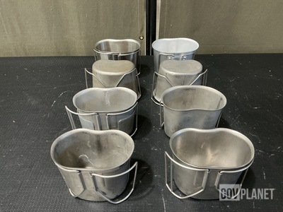 (102) Water Canteen Cups