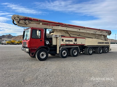 2006 Schwing 58SX 174 ft on 2005 TOR T63120-2 12/6 Twin-Steer Concrete Pump Truck