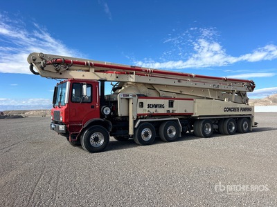 2006 Schwing 58SX 174 ft on 2005 TOR T63120-2 12/6 Twin-Steer Concrete Pump Truck