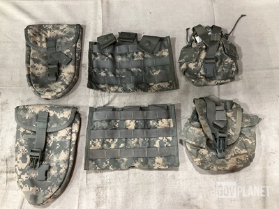(111) Entrenching Tool Carriers, (86) M4 Three Mag Pouches & Assorted Items