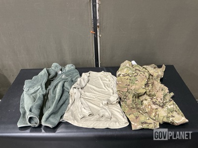 (56) Jackets, (3) Undershirts & (2) Pairs of Cold Weather Trousers