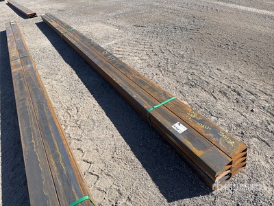 Quantity of (8) 2025 Kit Containers 24 ft 2 in x 6 in O.D. Rectangle الأنابيب